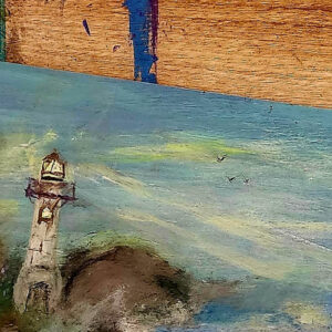 Seascape - Painted Wood Panel